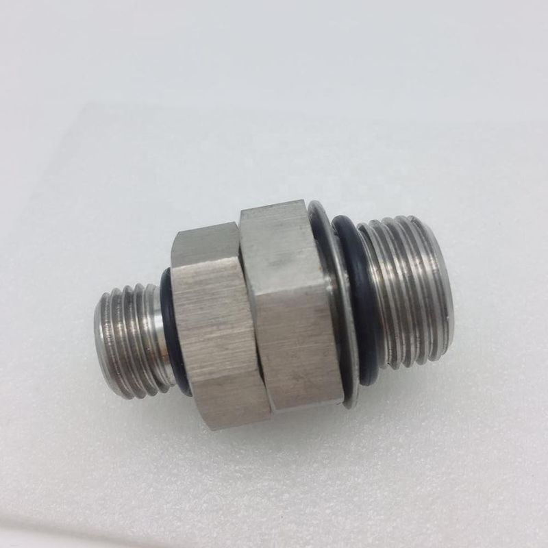 NPT Male Thread Hydraulic  1/4"  Stainless Steel Hose Adapter