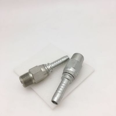 Gira sobre un eje derecho la colocación de manguera hidráulica de la encrespadura de 2 pedazos 15611SW M NPT