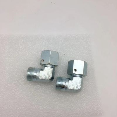 Adaptadores métricos comunes JIC NPT de la manguera de la transición masculina del codo de 90 grados hidráulicos